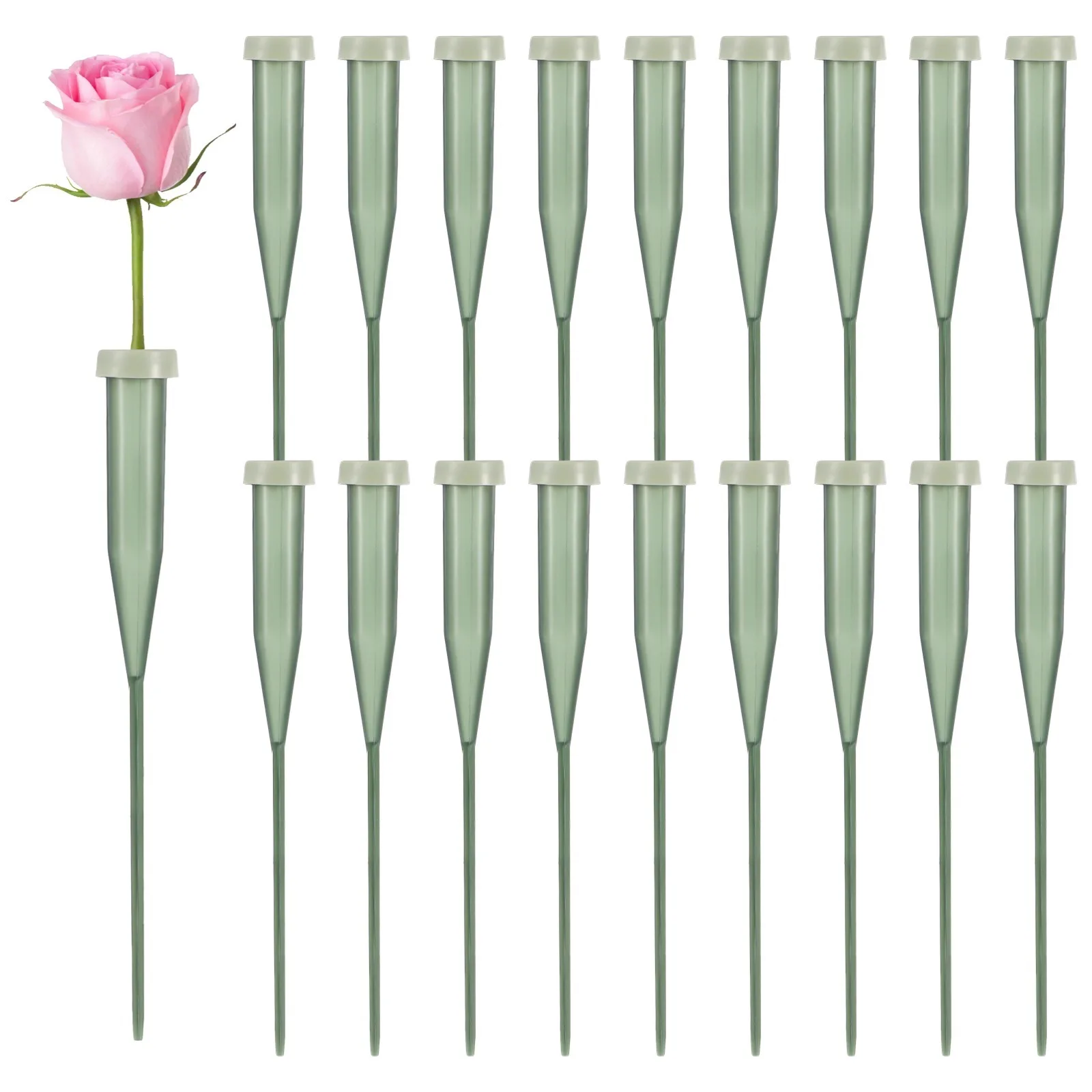 Трубки для воды с цветочным рисунком зеленые пластиковые трубки цветов