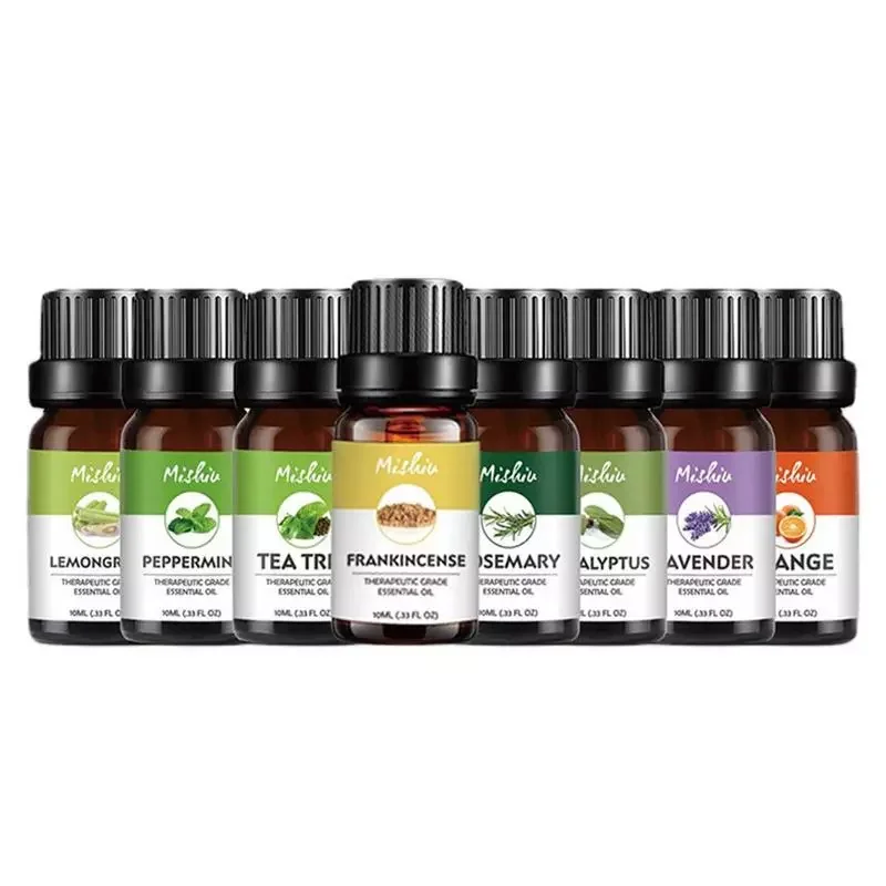 

NEW Essential Oils Set For Women Aromatherapy Oils Gift Set 8 Pack 10ml Blend Oil For Diffuser Body Massage Air Freshener Home C