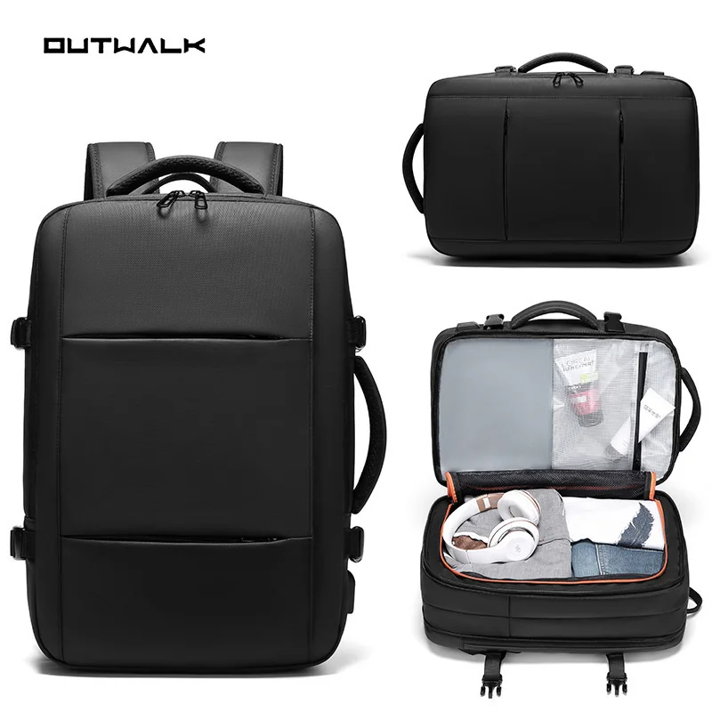 

2024 new expandable backpack business multifunctional computer bag men's travel mountaineering