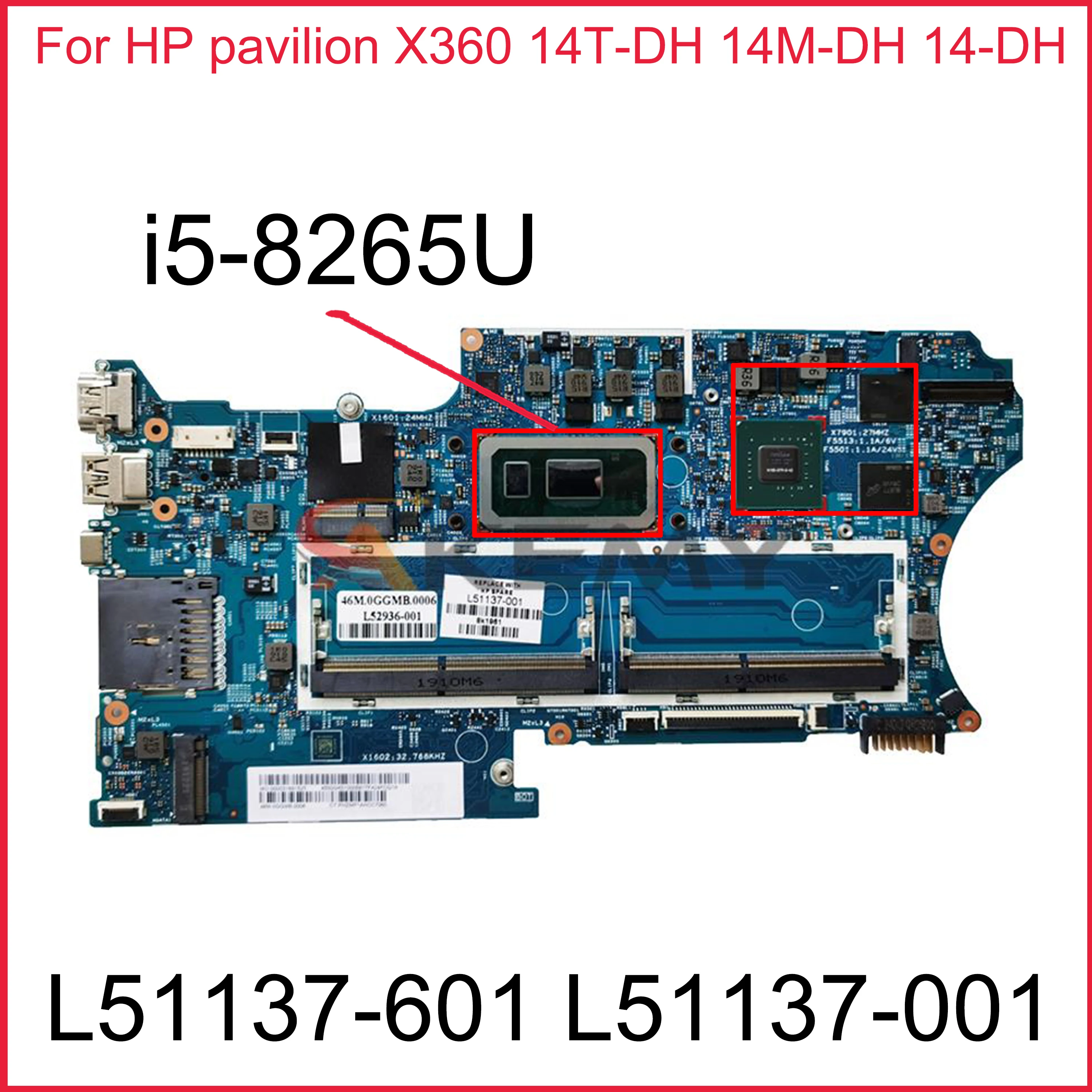 

Материнская плата для ноутбука HP PAVILION 14-DH 18742-1