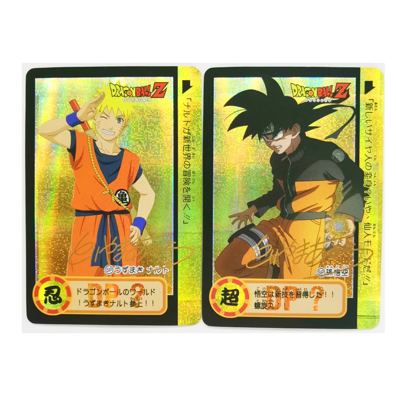 

2pcs/set Dragon Ball Z GT Cosplay NARUTO Super Saiyan Heroes Battle Card Ultra Instinct Goku Vegeta Game Collection Cards