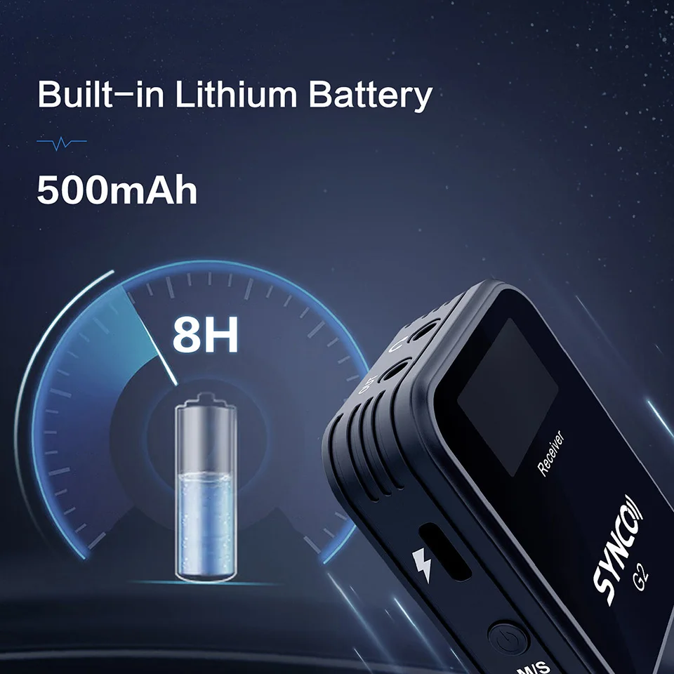 Беспроводной петличный микрофон SYNCO G2A1 G2A2