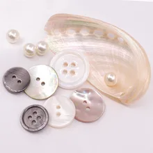 의류용 천연 진주 쉘 버튼, 바느질 액세서리, 스크랩북 DIY 공예, 의류 장식, 라운드 쉘 버튼, 10 개
