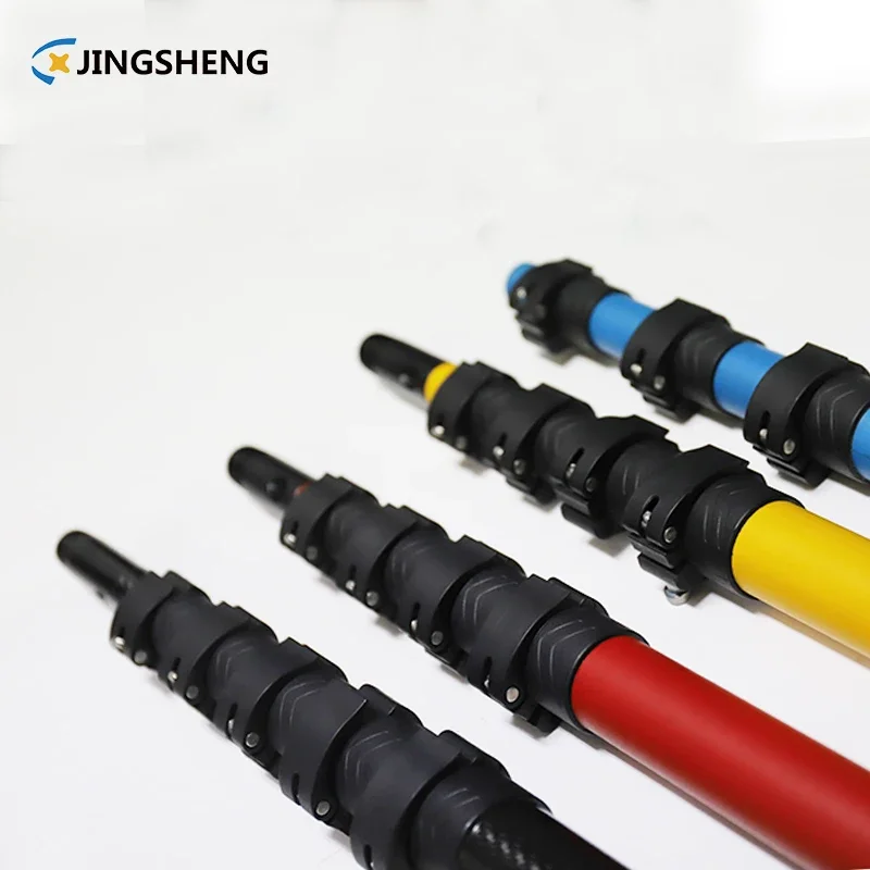 Зажим Телескопическая стойка из углеродного волокна с поворотным замком для