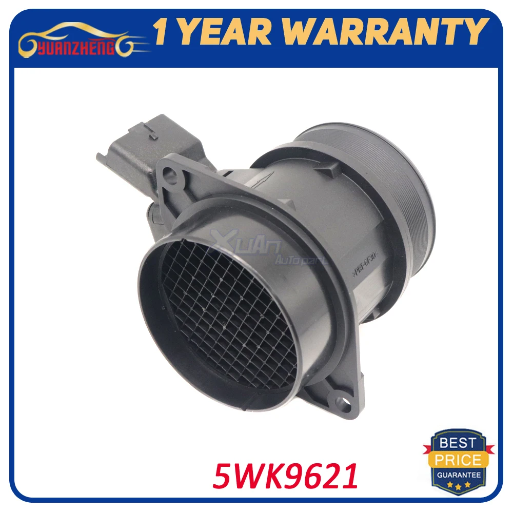 

Расходомер воздуха 5WK9621 для PEUGEOT 306 307 406 806 2,0 HDi 9629471080 1920,7 S 19207S 8ET009142101 8ET009142-101 5WK9621z