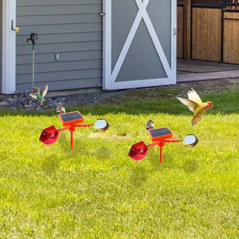 Защита для птиц на солнечной батарее светоотражающая ветряная мельница с