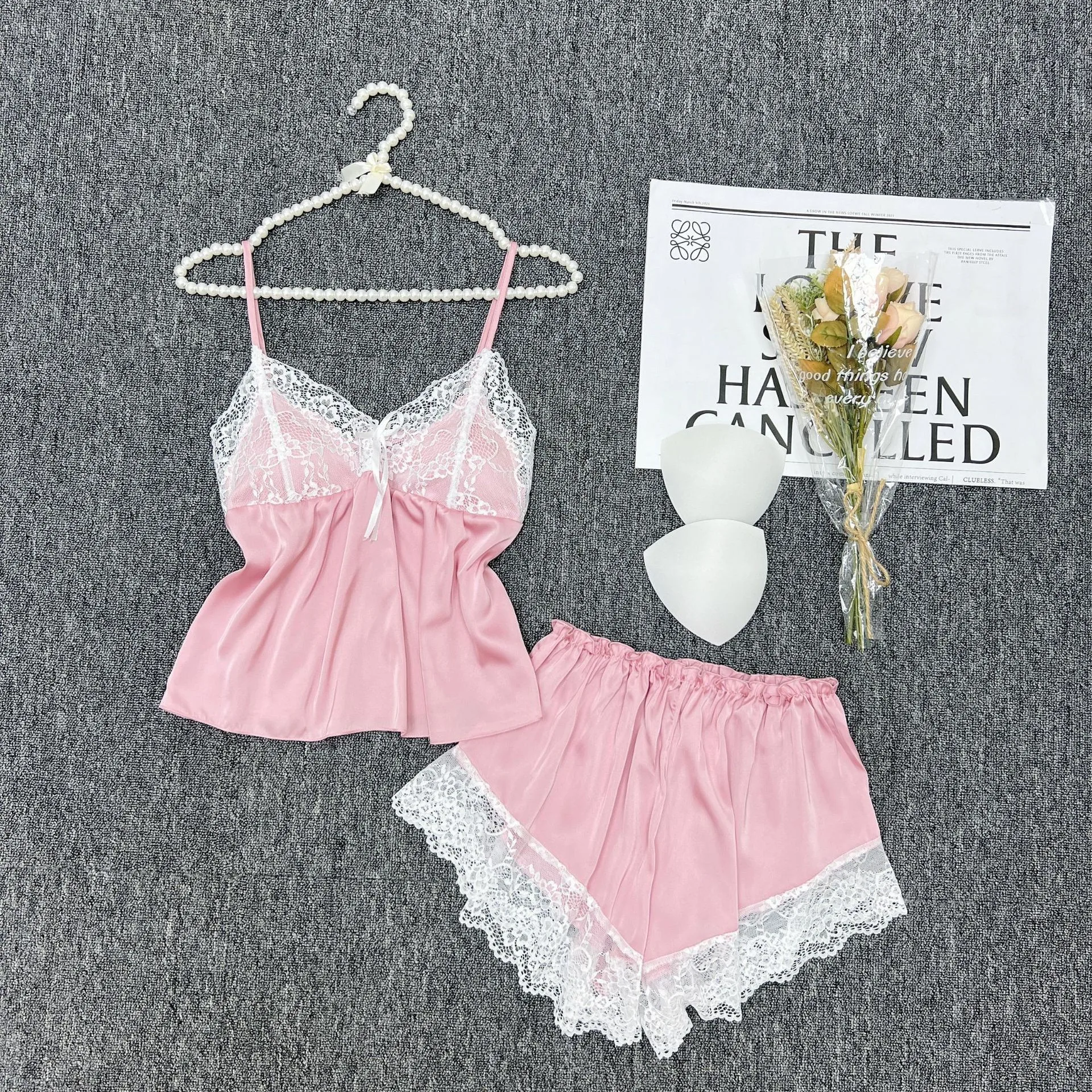 Пикантные женские пижамные комплекты из 2 предметов женская свадебная одежда для