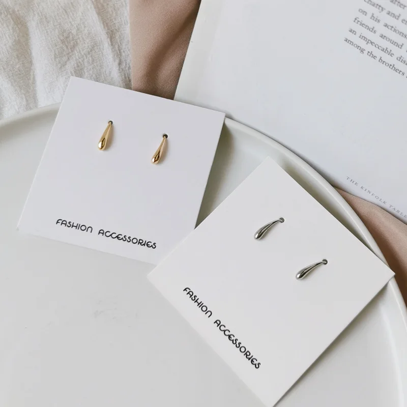 

Water Drop Simple Small Indian Earrings Fashion Geometric Trendy Earrings