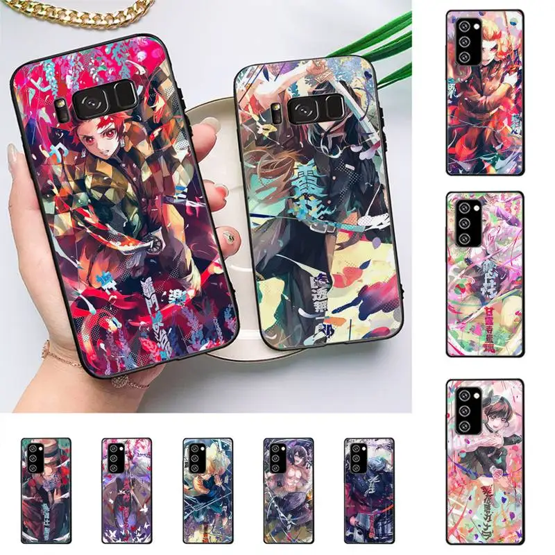 

Japan Demon Slayer Anime Phone Case For Samsung Galaxy Note 10Pro Note 20ultra cover for note20 note10lite M30S Back Coque