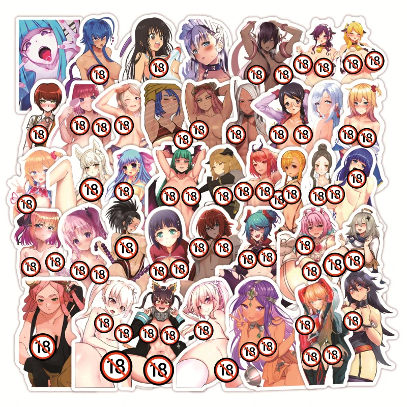 10/50/100/200/500 шт. эксклюзивные сексуальные нюдовые наклейки Waifu бесконечная красота искушение серия для взрослых (18 +)