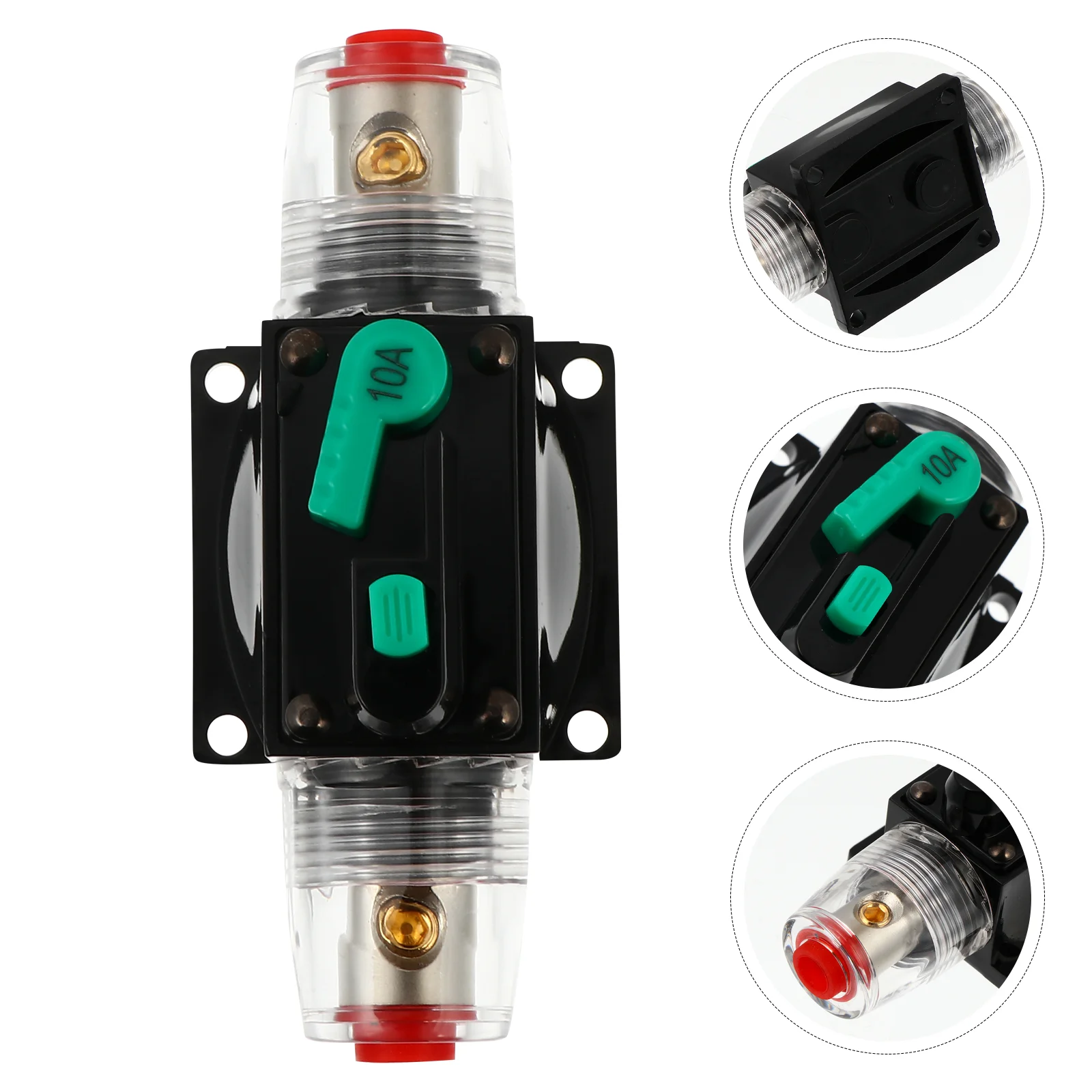 

Circuit Breaker 10A Fuse Manual Reset Car Audio Circuit Breaker Parts Tool