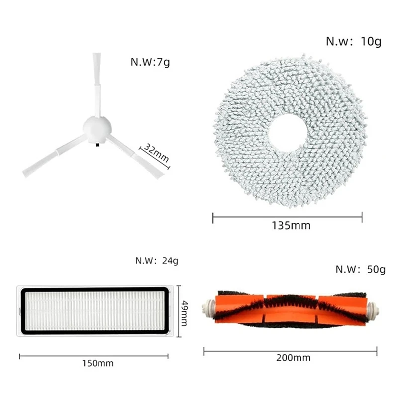 Запасные аксессуары для робота Xiaomi запасные части пылесоса X10 + Plus B101GL запасная