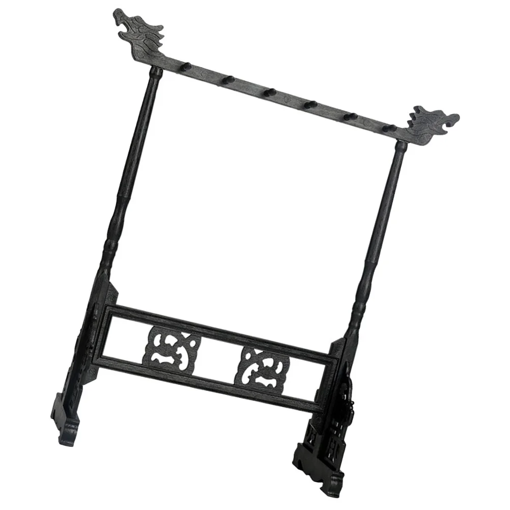 

Brush Calligraphy Holder Stand Hanger Drawing Sumi Rack Table Buffet Risers Brushes Chinese Ink Hanging Painting Wood Writing