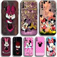 cute minnie mouse for xiaomi redmi 9t phone case for redmi 9t case back liquid silicon silicone cover soft