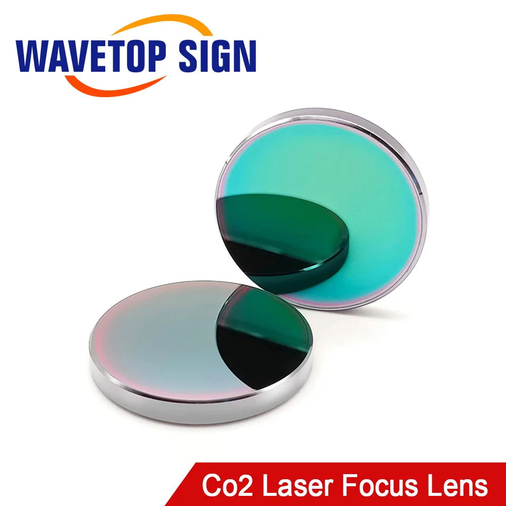 

Фокусная линза WaveTopSign CVD ZnSe диаметром 12-25 мм FL 38,1 50,8 63,5 76,2 101,6 мм для лазерного гравировального станка CO2