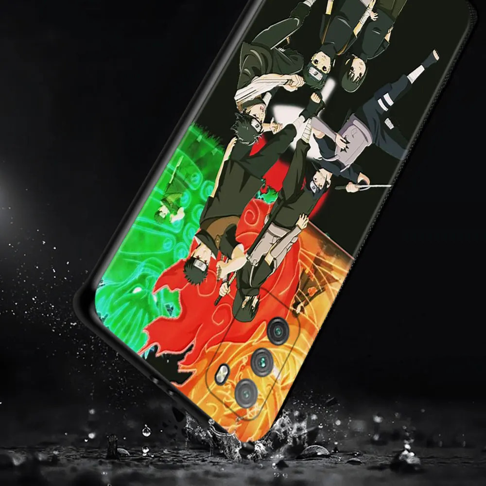Мультяшный чехол для телефона Наруто Узумаки Какаси Xiaomi Poco X4 X3 NFC M3 M4 Pro F3 Pocophone F1 Mi