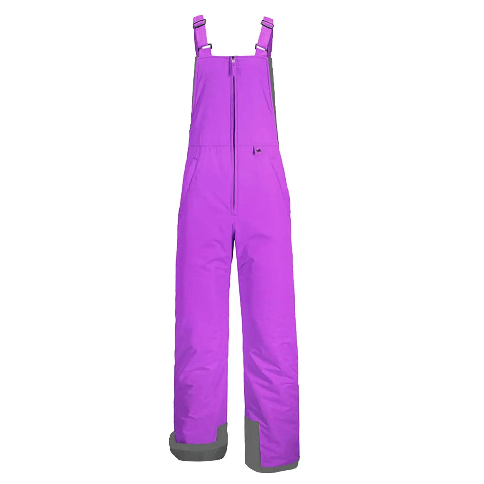 

Bib Ski Pants Winter Waterproof Warm Ski Trousers Comfortable Multi-Functional Snow Pants Bibs Overall For Women And Men