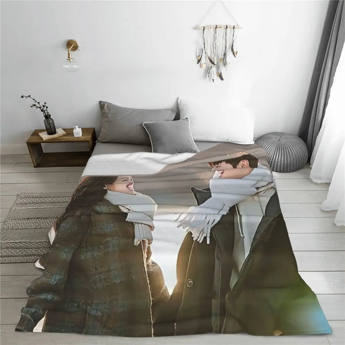 Фланелевые одеяла серии True Beauty ча-эвву Мун молодежное одеяло для постельного