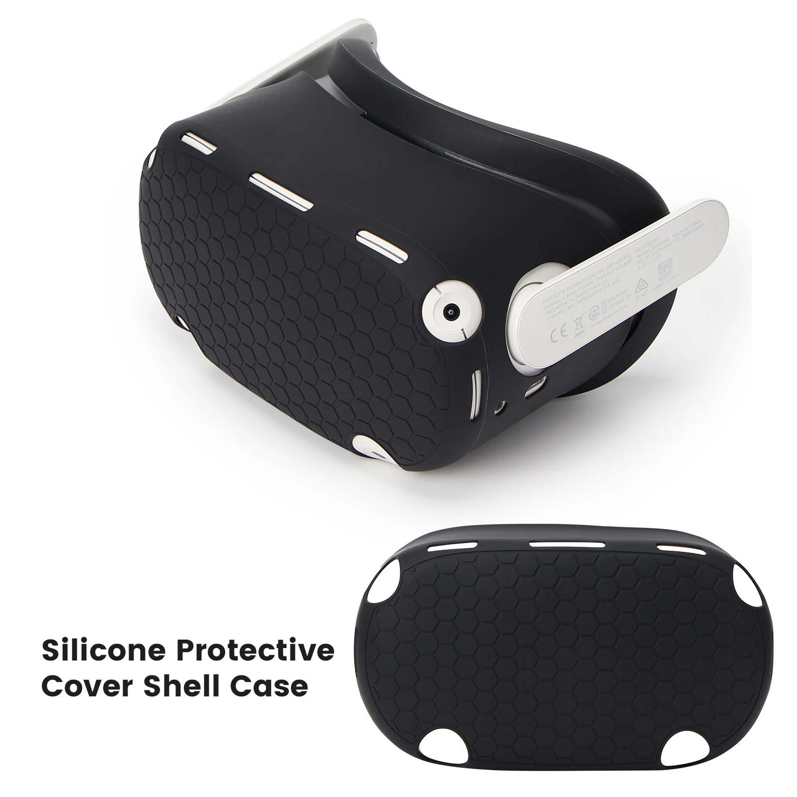 

Oculus Quest 2 Case VR Touch Controller Shell Lens Rod Cap Handle Grip Protective Cover Set For Oculus Quest 2 VR Accessories