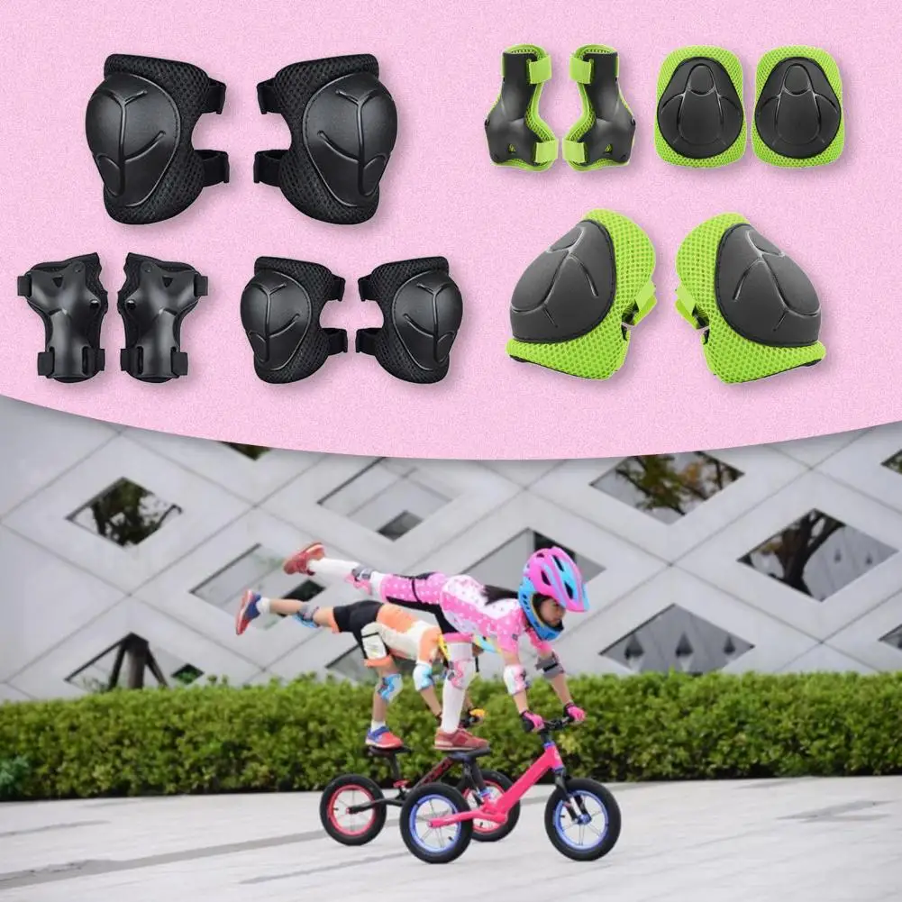 

Toddler Knee Pads Durable Ultra-light Thicker Material Longboarding Skates Wrist Guards with Elbow Pads Knee Pad for Kids