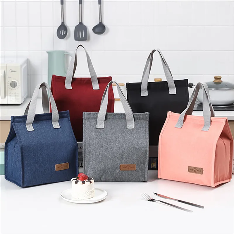 

Модные Изолированные сумки для обедов для мужчин и женщин, бэнто-бокс, органайзер, водонепроницаемая сумка-холодильник для пищевых напитко...