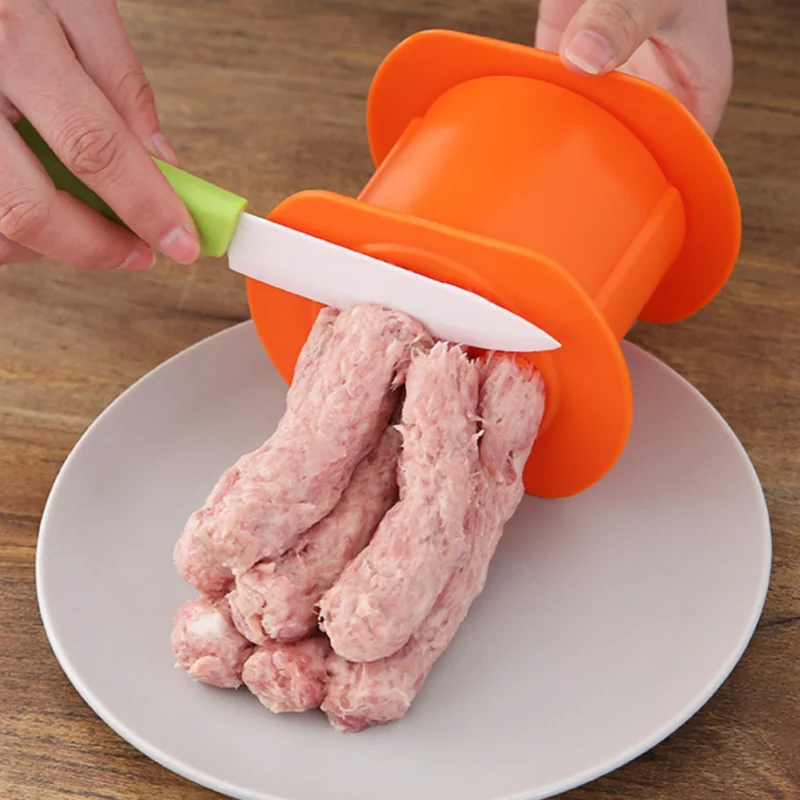Hot Dog Cevapcici Maker Burger Meat Food Pasta Presser Sausage Making Machine Extruder Diy Kitchen Gadgets Tools |