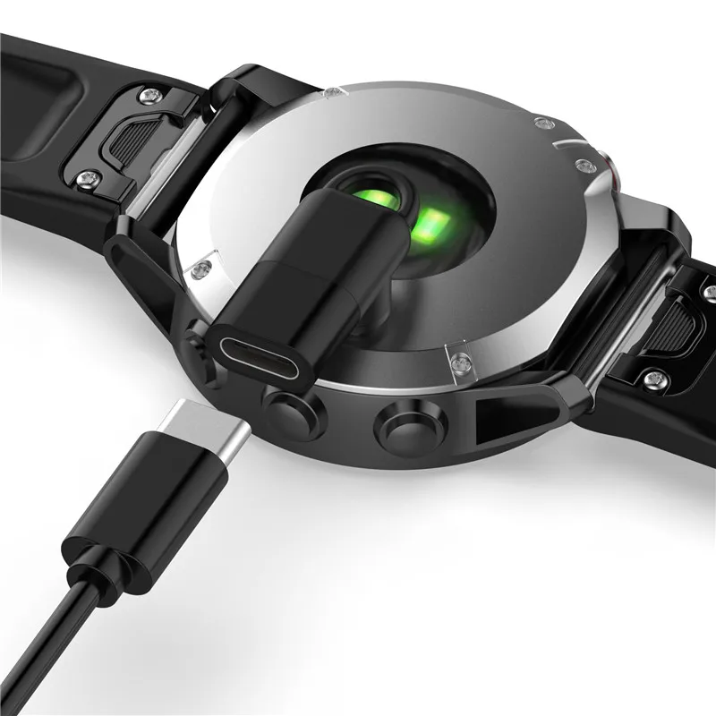 Переходник для зарядного устройства с разъемом USB Type C/Micro/ios на 4 контакта Garmin Fenix