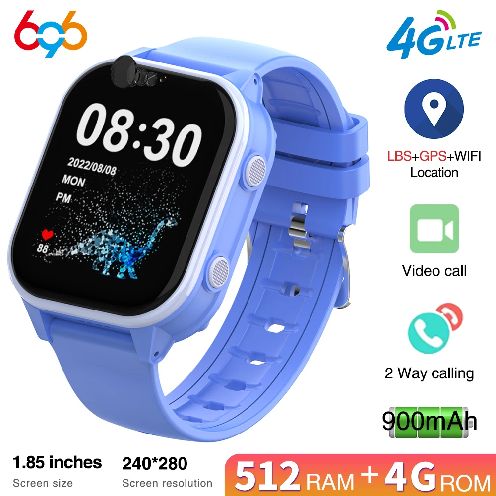 

Детские Водонепроницаемые Смарт-часы DF89, 4G, 1 Гб + 8 Гб, GPS, Wi-Fi