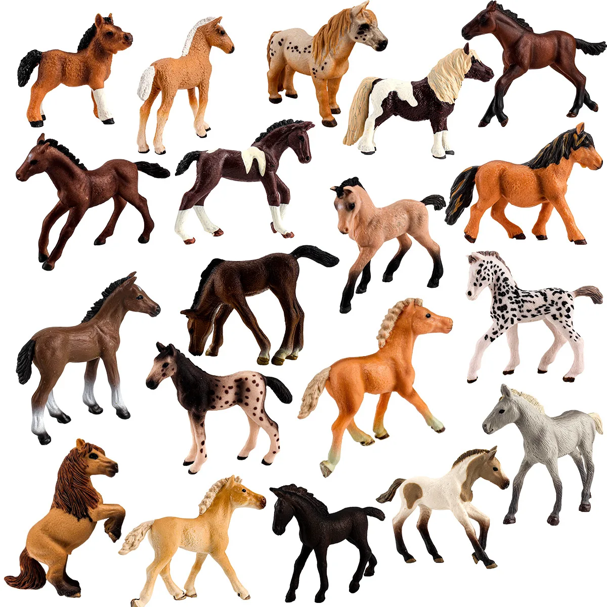 

Realistic Farm Animal Horse Modles Swift Haflinger Shire hanoverian Children Birthday Gifts Home Decorations Simulational Toys