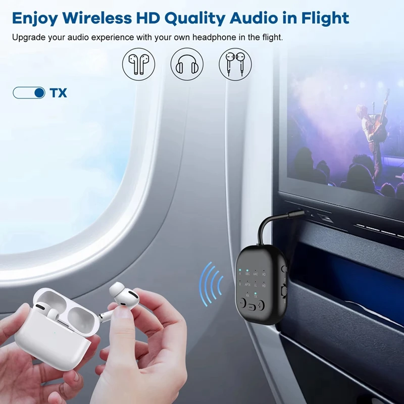 Bluetooth 5.3 трансивер APTX-адаптер высокой четкости с низкой задержкой для