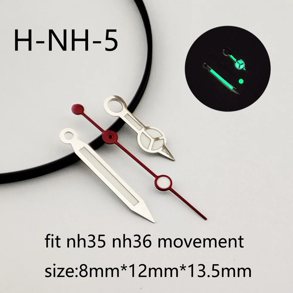 NH35 hands NH35 Watch CASE hands NH36 hands pointer NH35 watch parts skx007 hands nh35 dial luminous hands nh35 movement hands