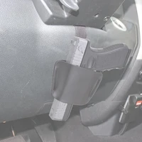 tactical universal concealed carry car seat gun holster auto vehicle airsoft gun pouch case leather hidden handgun holder bag
