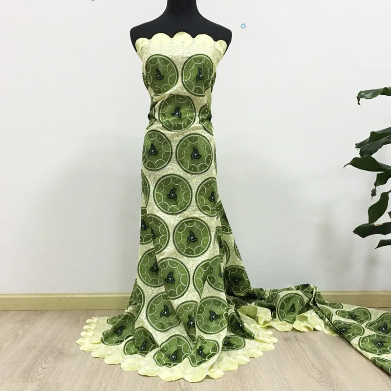 High Quality Cotton Lace Exquisite Swiss Voile Fabric 052 5Yards Fashion African Wedding Embroidery | Дом и сад