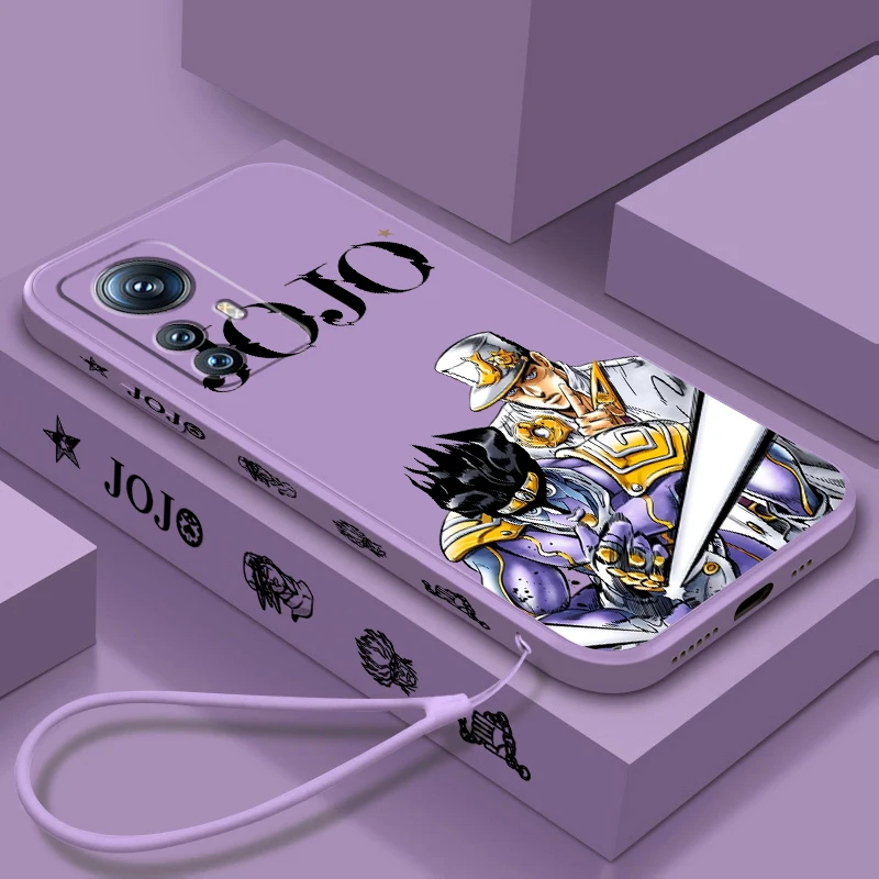 Жидкий левый шнур J-Jotaro K-Kujo для Xiaomi Mi 14 13T 13 12T 12 11T 11i 11 A3 10T 10 9 Pro Lite ультратонкий