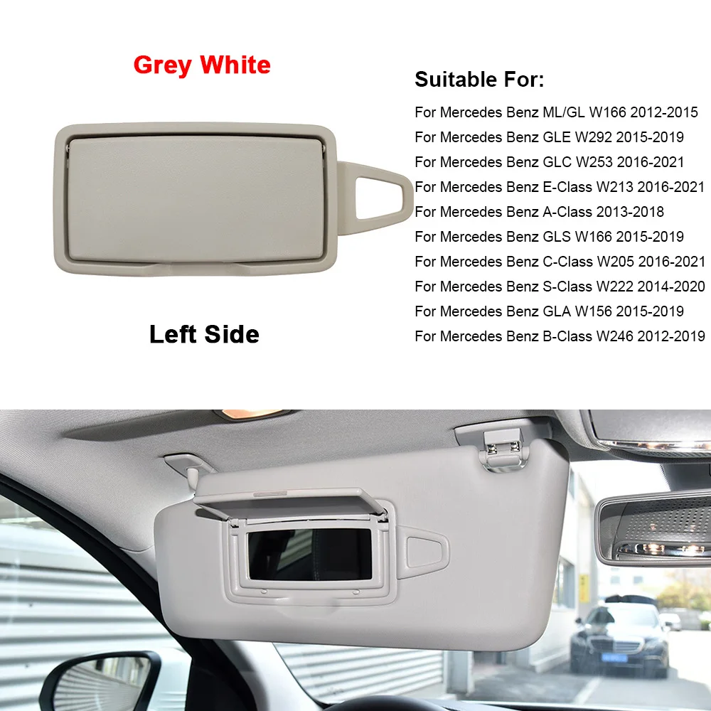 

Солнцезащитный козырек для макияжа, косметическое зеркало, чехол для Mercedes Benz W166 W205 W292 W213 W246 W156 W222 W176 A B C E S-Class GLA GLC