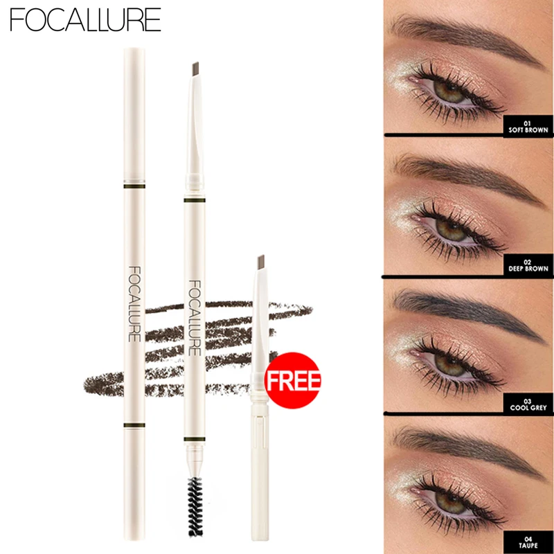 

FOCALLURE Artist Sketch Eyebrow Pencil Waterproof Natural Long Lasting Tint 4 Color Brows Eye Makeup Eye Brow free shipping