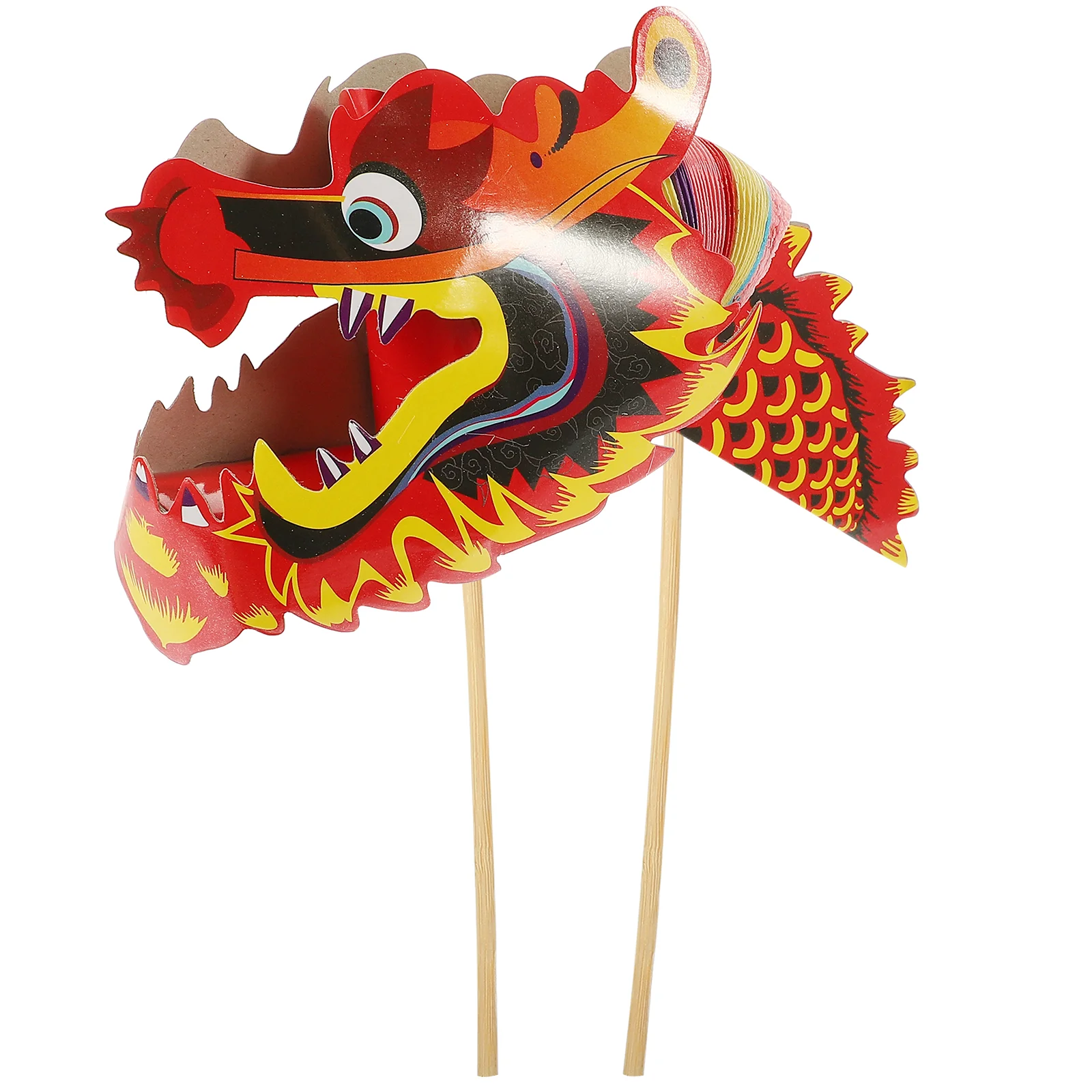 

Chinese Dragon New Year Decoration Paper 3D Hanging Garland Spring Festival Cake Picks Supplies Decor Pick