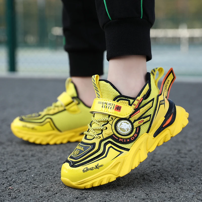 Brand Kids Sneakers Outdoor Running Shoes Boys Girls Comfortable Sport Shoes Breathable Children Gym Shoes Antislip Trainers