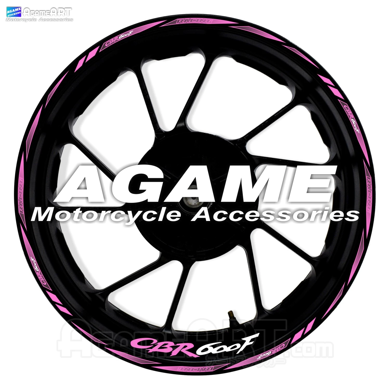 Светоотражающие наклейки на обод мотоцикла CBR600RR 17 дюймов полоска колеса внутри