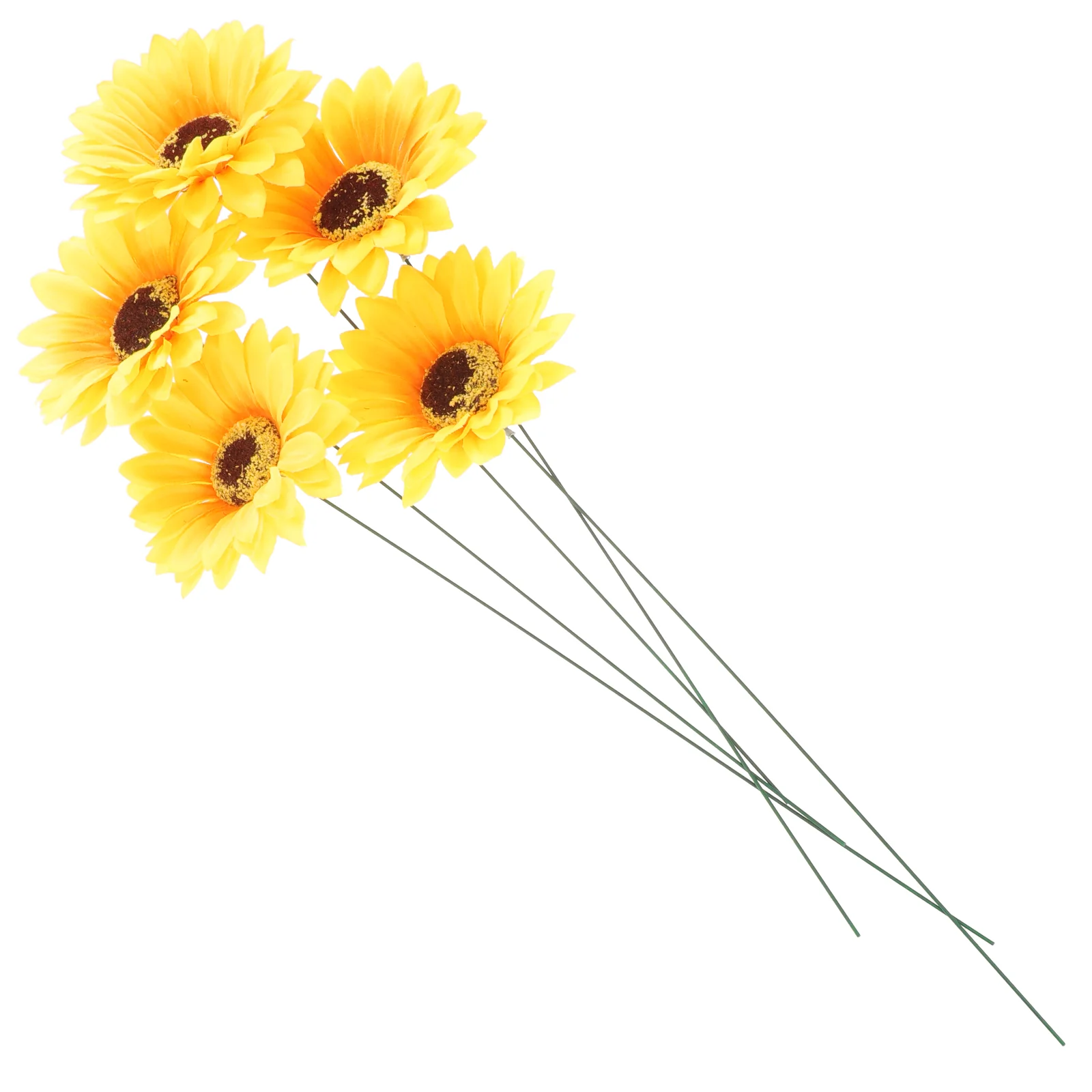 

5 шт. уличные наземные украшения, Подсолнухи, знак на колышке, садовая газона, металлическая вставка