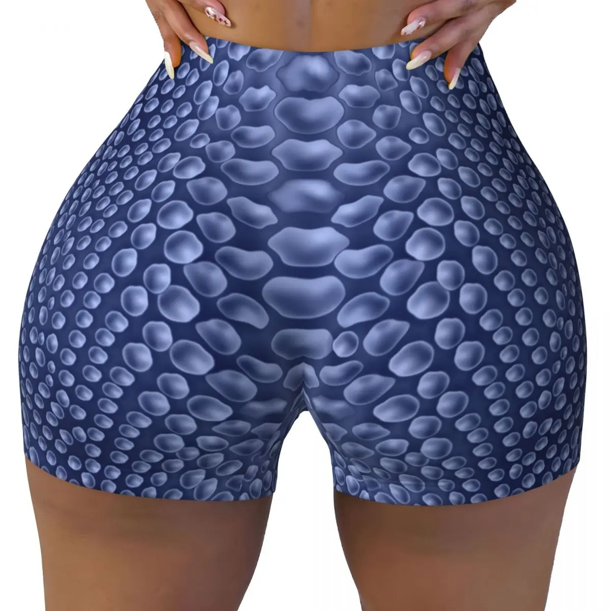 Под заказ синяя змеиная текстура принт Байкерская Кожа Для Женщин кожа