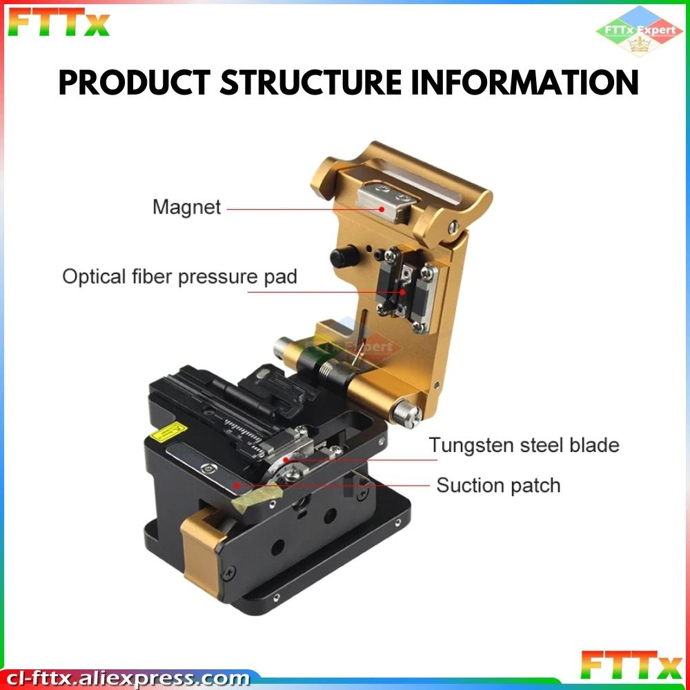 High Precision FTTH V7 for hot fusion Optical Fiber Cleaver cutter tool kit V7 fiber optic cutting tool