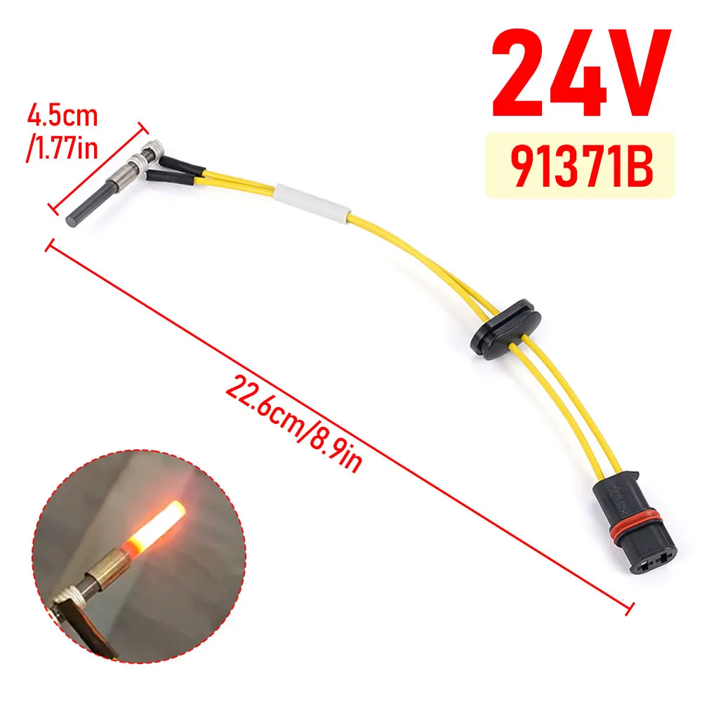 

12 В/24 В керамическая игла, дизельный стояночный обогреватель, свеча накаливания 91370B/91371B, датчик пламени для Webasto Air Top 2000, караван, автодом