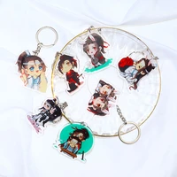 acrylic keychain grandmaster of demonic cultivation anime figure keyring jewelry pendant mo dao zu shi key chain fans collect