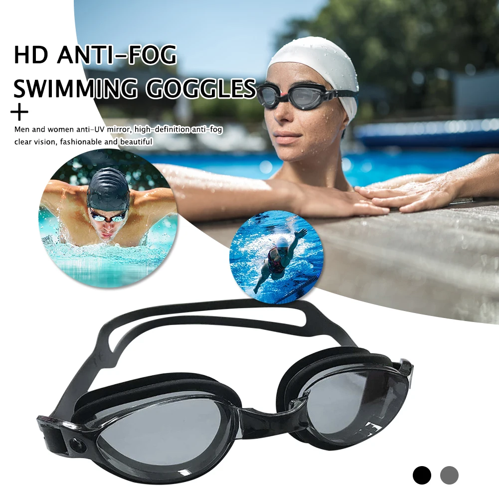 

Anti-Fog Swimming Glasses Waterproof Silicone Sealed Swim Glasses Removable Nose Frame Snap Type Elastic for Professional Sports