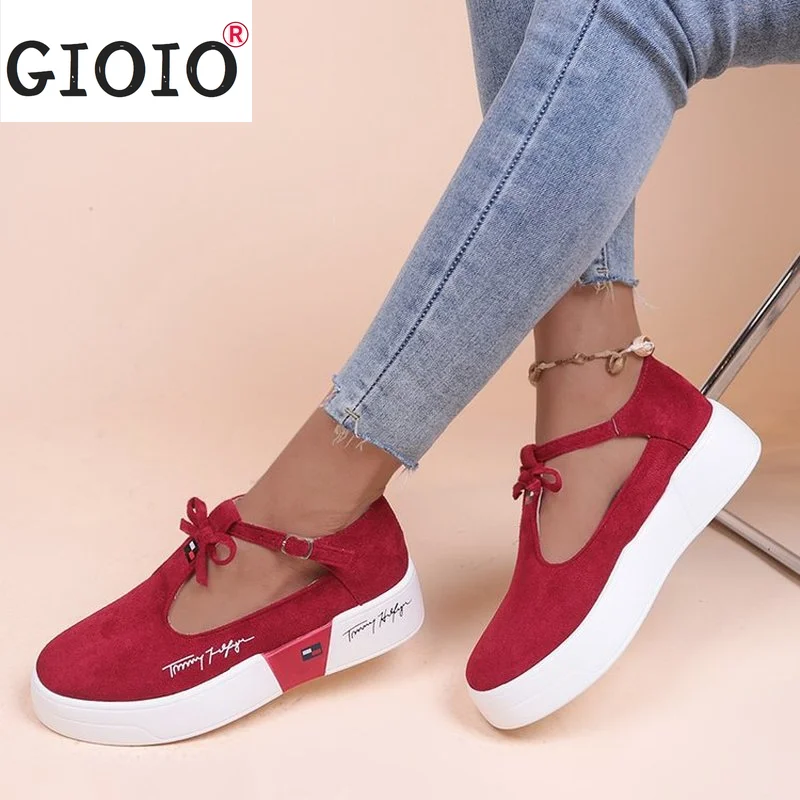 

2022 Summer New Women's Sandals Casual Canvas Flats Fashion Bow-knot Buckle Platform Shoes Simple Comfortable Women Shoes