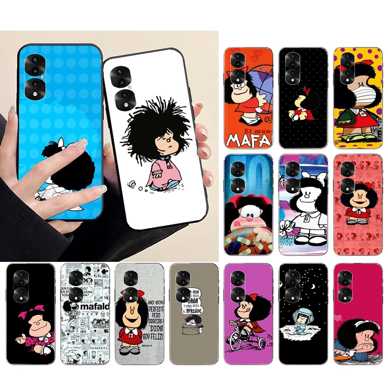 

Mafalda Phone Case for Huawei P50 Pro P30 P40 Lite P40Pro P20 lite Mate 50 20Pro 20lite Y6P Y5P Y9A Nova 70 Funda