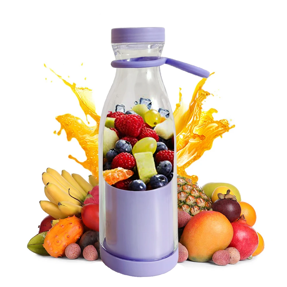 

6 Blades Blender Portable Smoothie Bottle Shake Up Smoothie Blender Usb Rechargeable Mini Mixer Electric Fresh Fruit Juicer