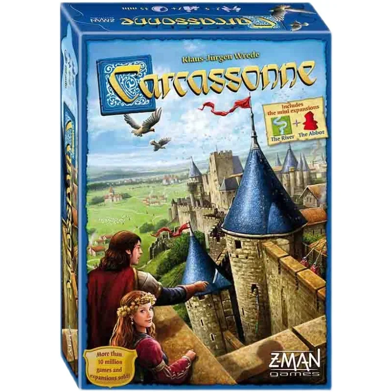 Зимняя версия настольной игры Carcassonne для 2-5 игроков семейный забавный вечерний