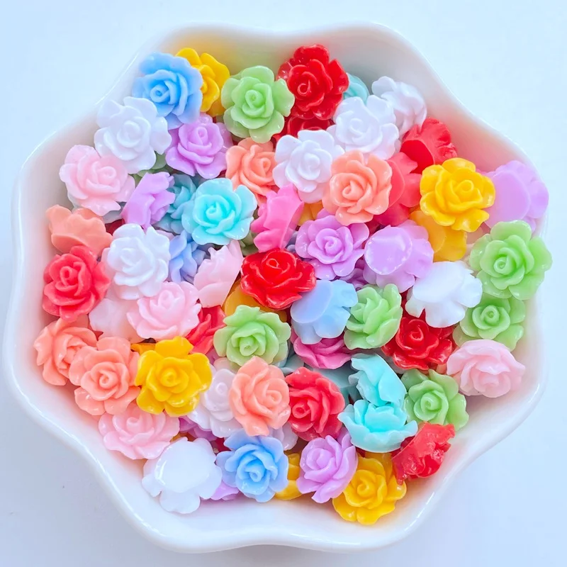 

50 шт. искусственные розы из полимерной смолы TSXJY